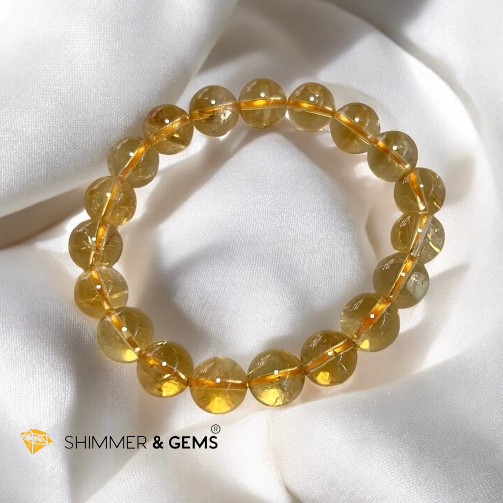 Citrine 10mm Bracelet (Radiant Prosperity)AAAA grade, pre-coded, attuned