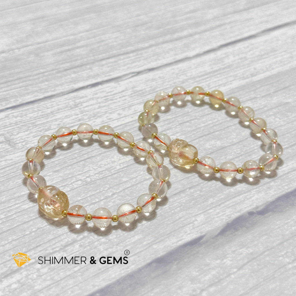 Citrine Pixiu Bracelet 925 Silver (AAA Grade)