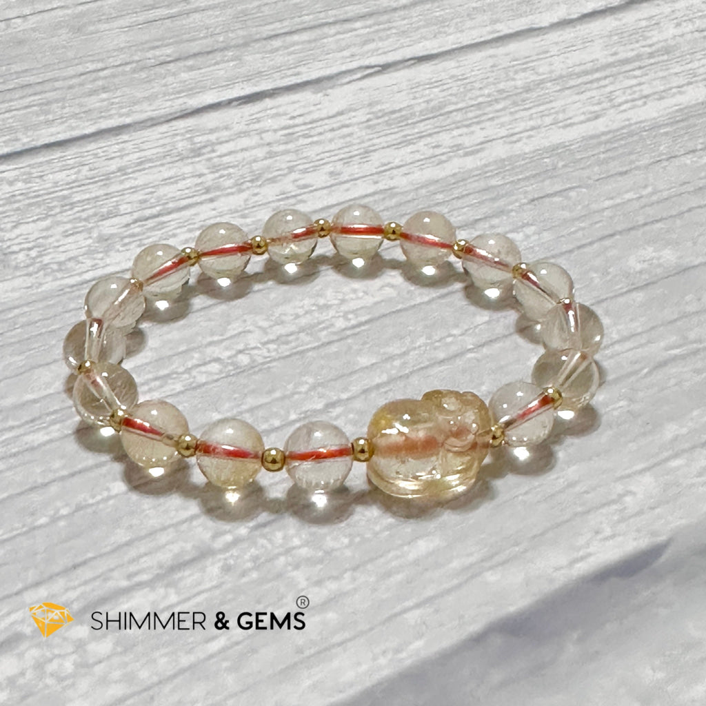 Citrine Pixiu Bracelet 925 Silver (AAA Grade)