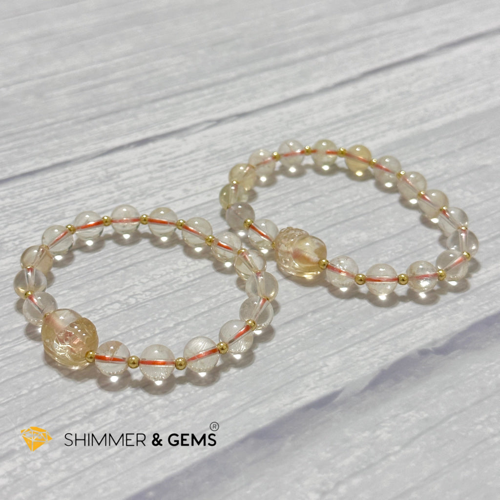 Citrine Pixiu Bracelet 925 Silver (AAA Grade)