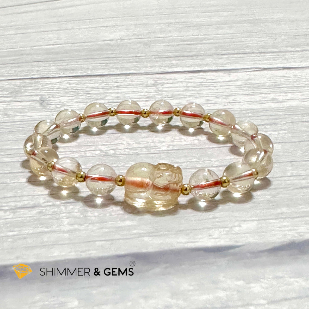 Citrine Pixiu Bracelet 925 Silver (AAA Grade)