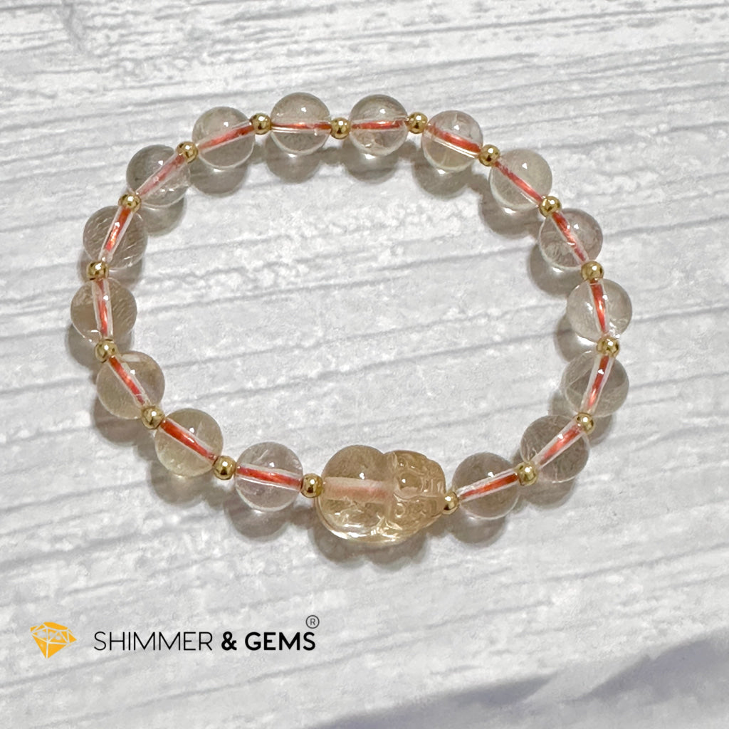 Citrine Pixiu Bracelet 925 Silver (AAA Grade)