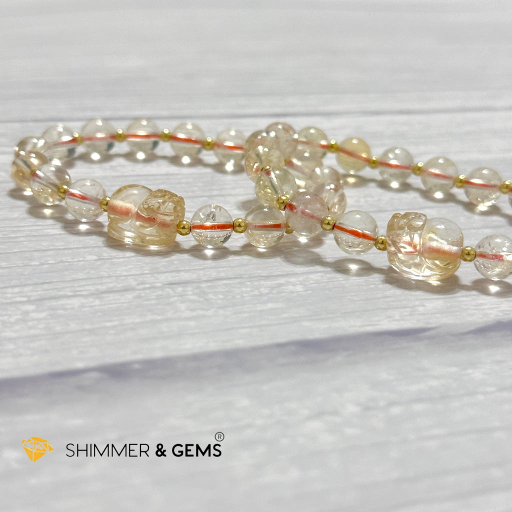 Citrine Pixiu Bracelet 925 Silver (AAA Grade)