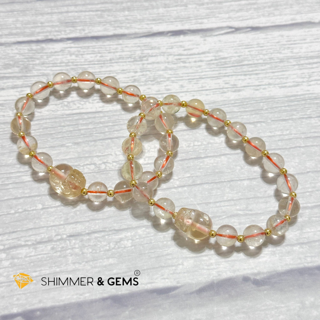 Citrine Pixiu Bracelet 925 Silver (AAA Grade)