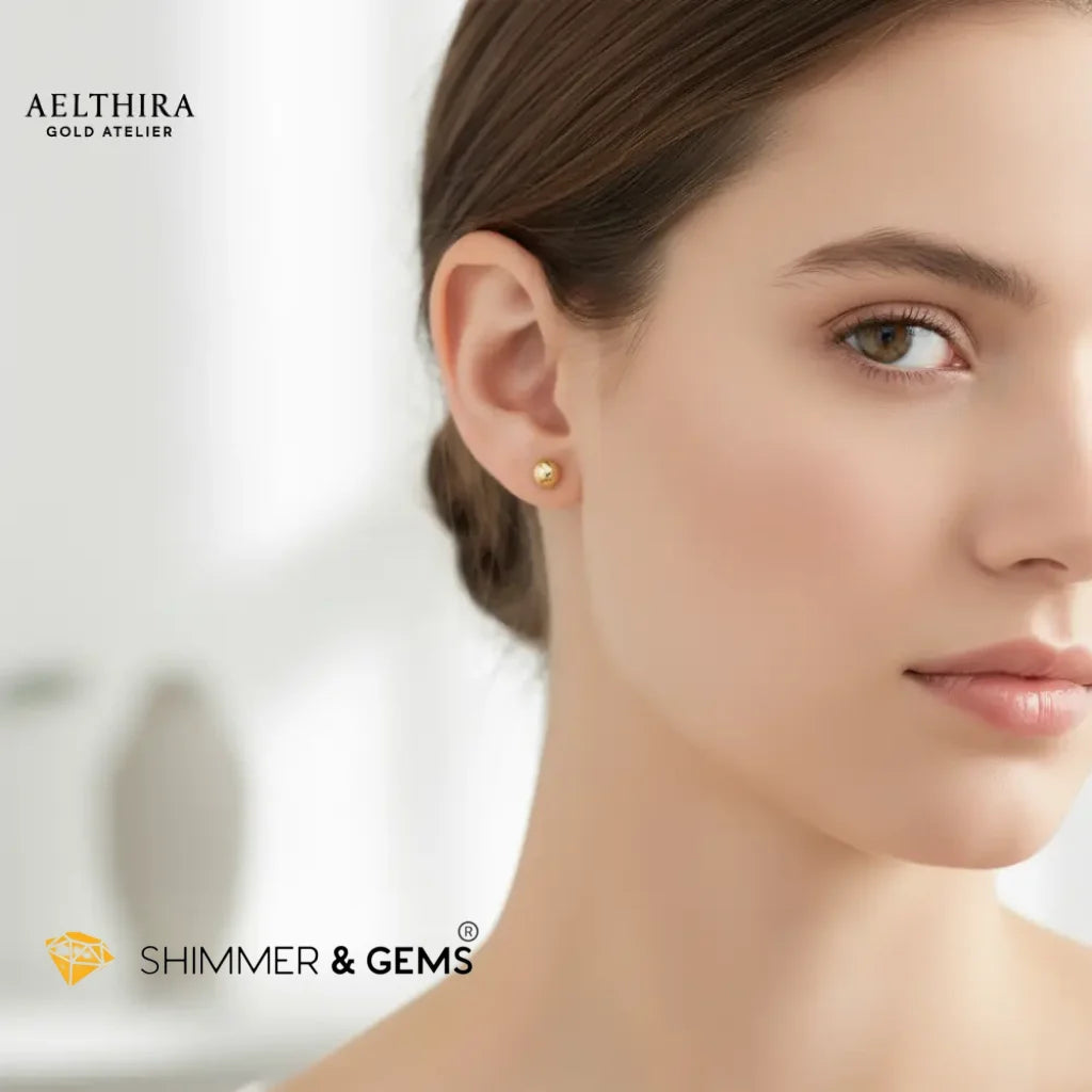 Classic Ball Stud 14K Gold Filled Earrings (4mm) 4mm Earrings