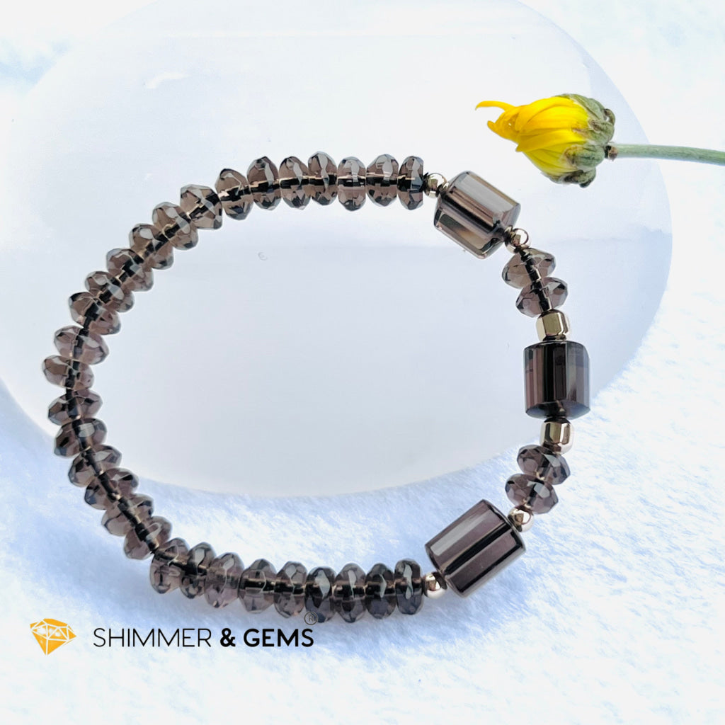 Elegance Smoky Quartz Bracelet (Protection) 5.5 Bracelets