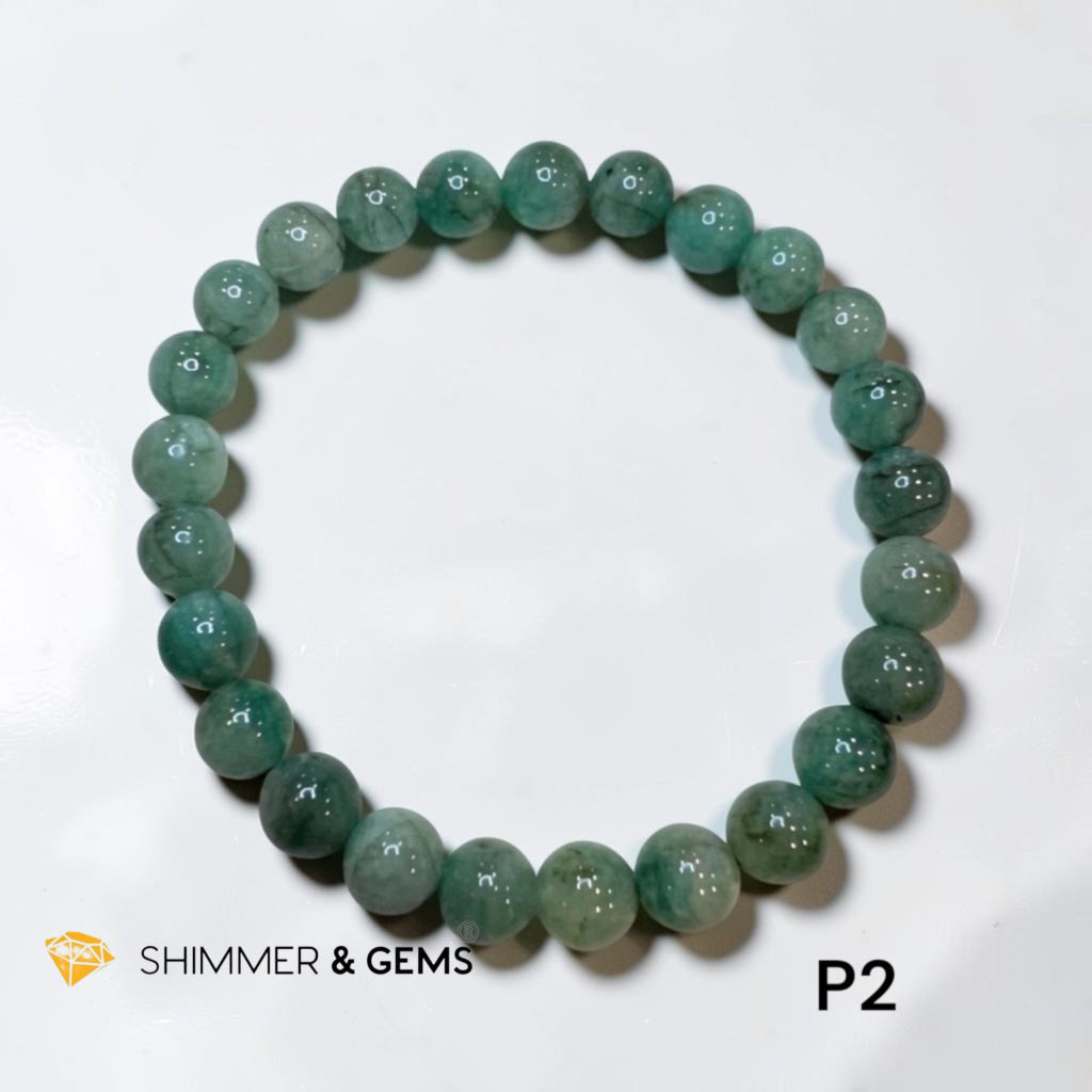 Emerald Premium AAAA 6mm Bracelet (Second Luckiest Stone in the World)