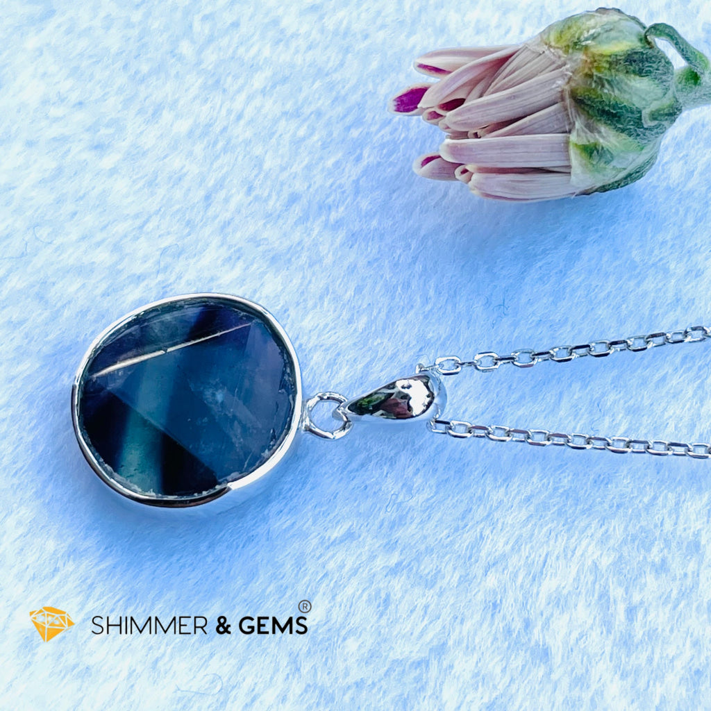 Star Of David Fluorite 12Mm Pendants 925 Silver (Immune Booster) Charms &