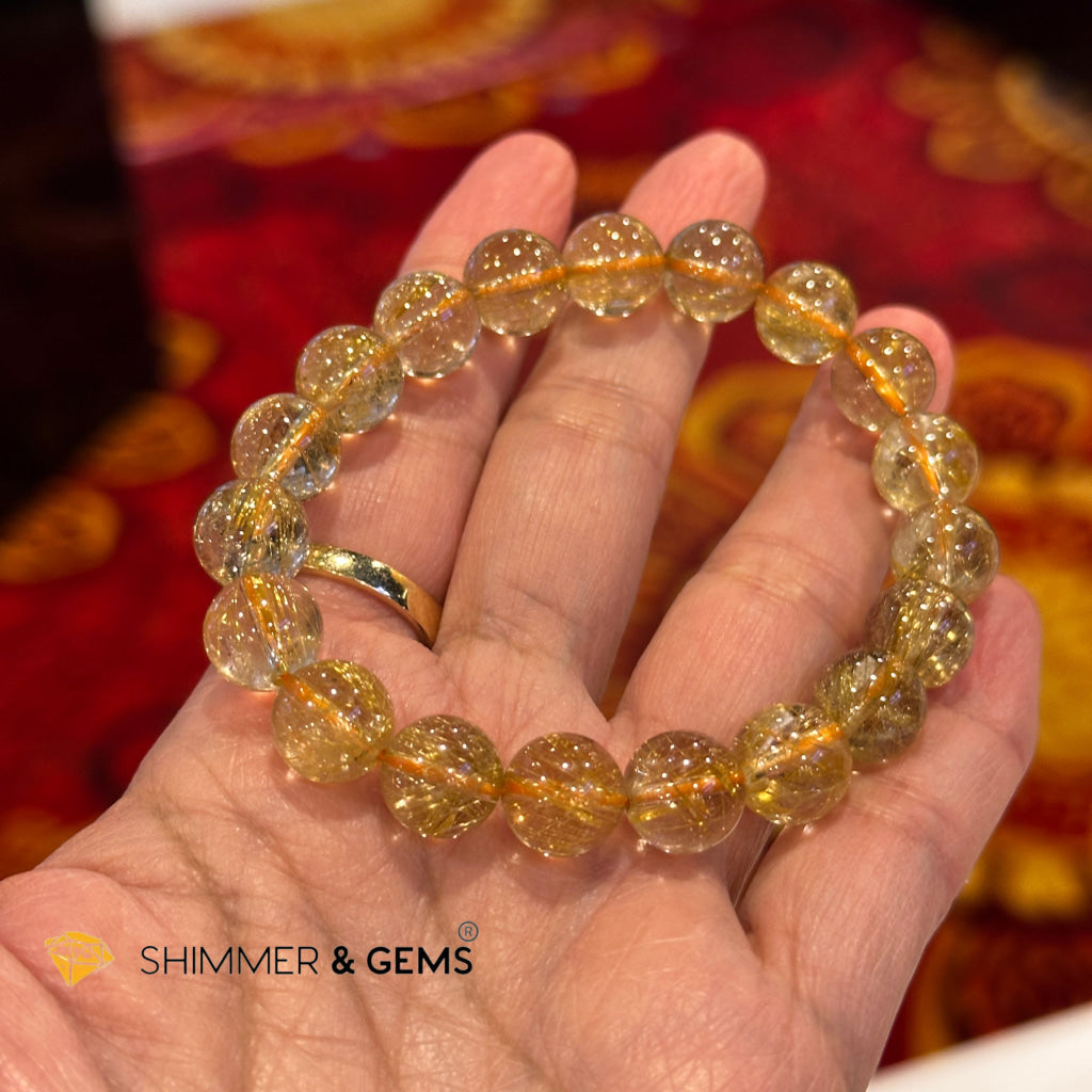 Golden Rutilated 10mm AAA Grade