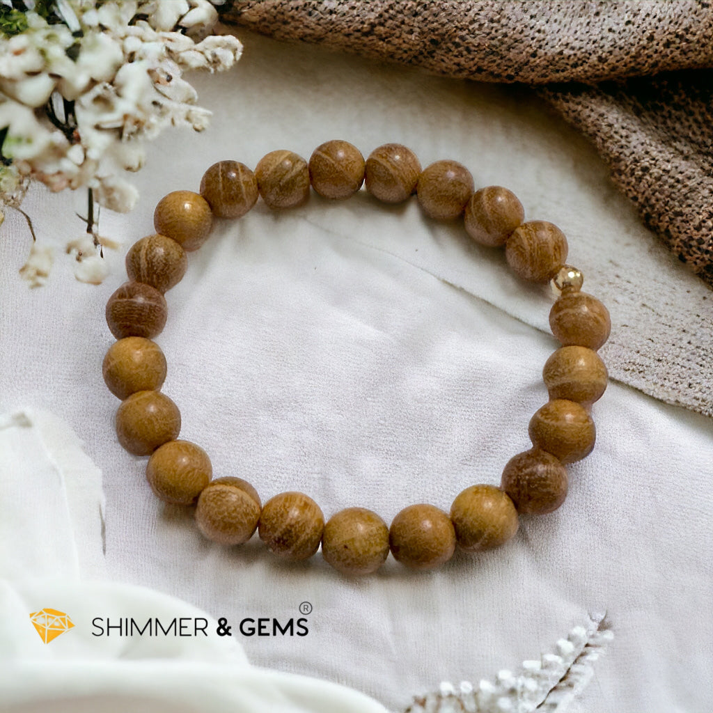 Golden Sandalwood 8mm Bracelet (Mexico)