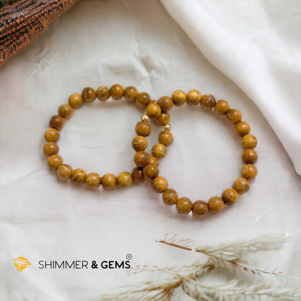 Golden Sandalwood 8mm Bracelet (Mexico)