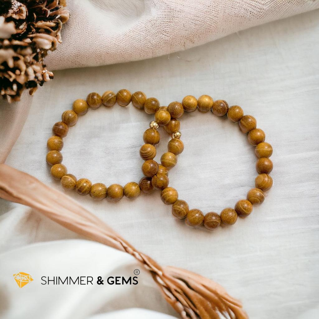 Golden Sandalwood 8mm Bracelet (Mexico)