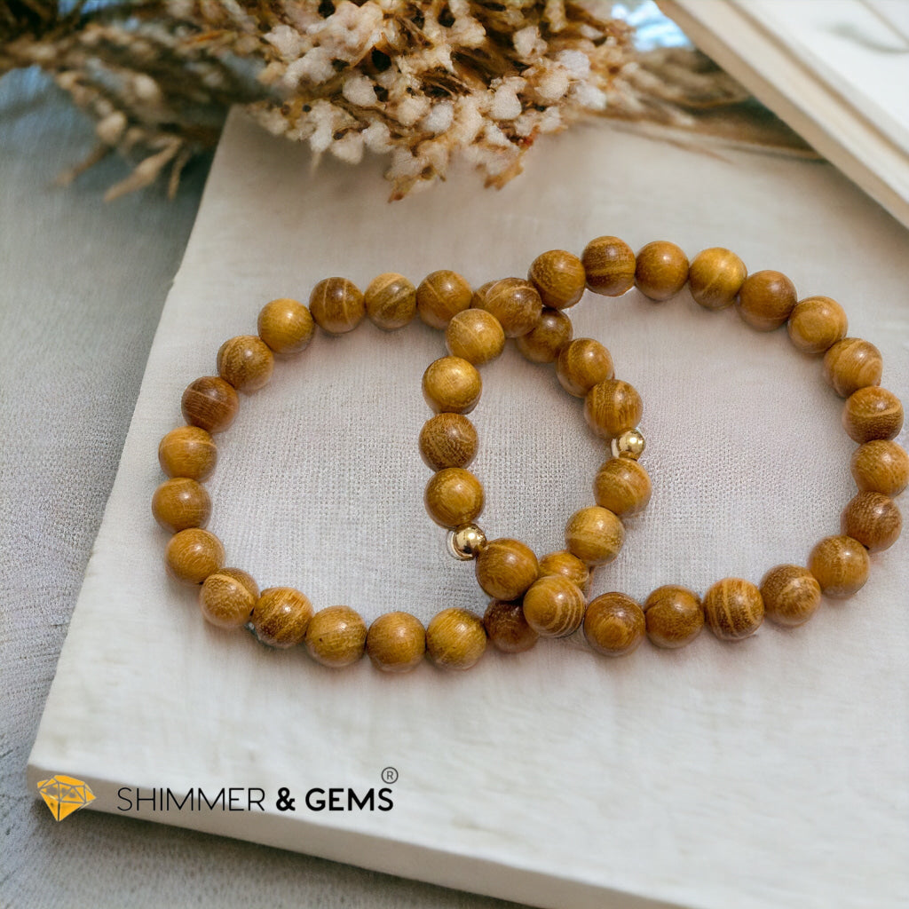 Golden Sandalwood 8mm Bracelet (Mexico)