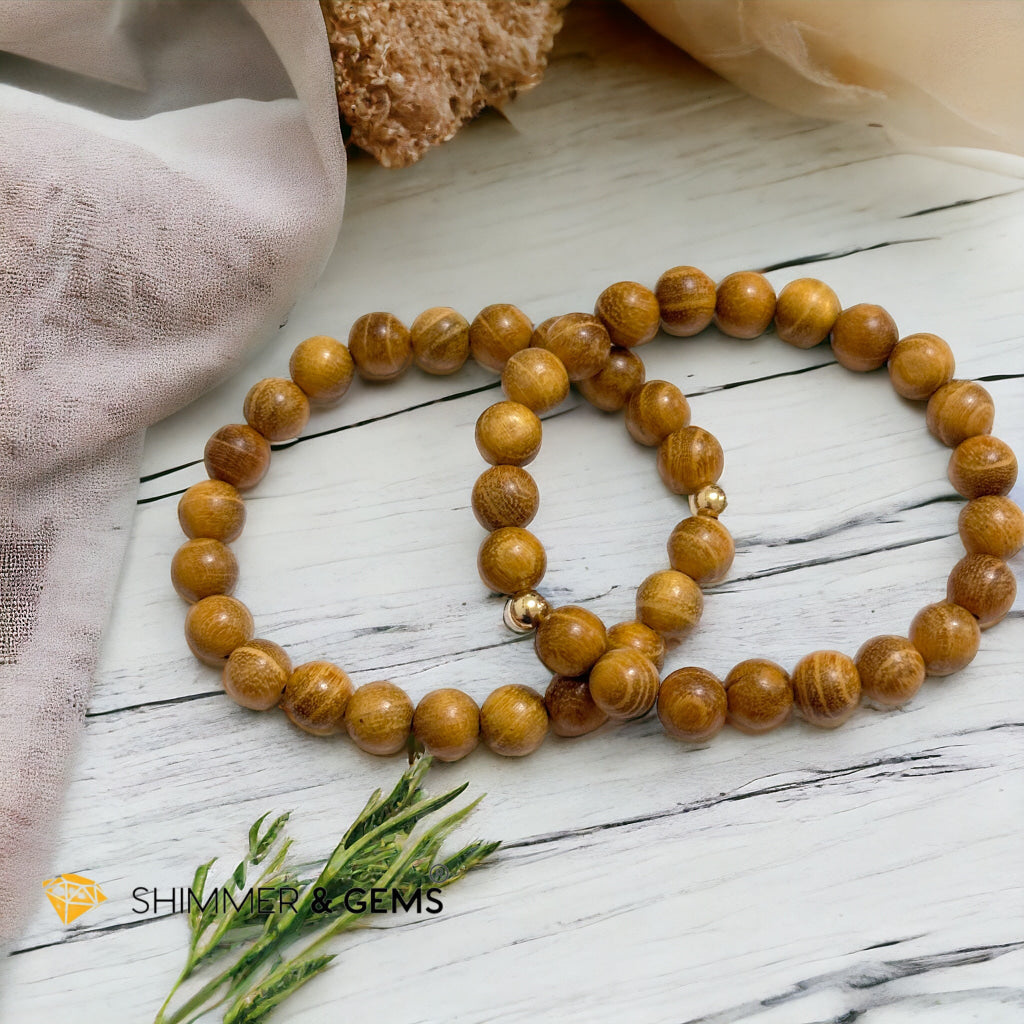 Golden Sandalwood 8mm Bracelet (Mexico)
