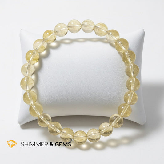 Golden Yellow Azeztulite 8mm Bracelet (30% OFF) Personal Power & Luck