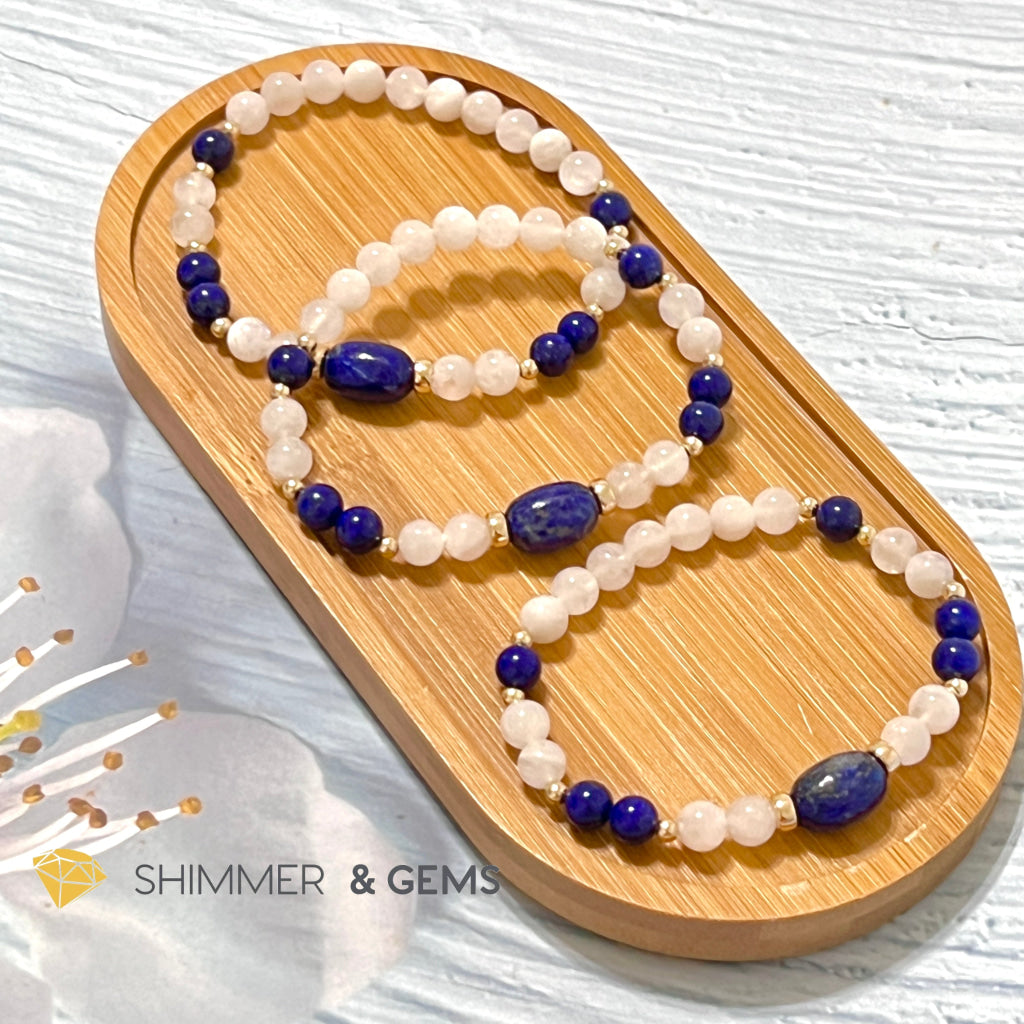 Good Energy Talisman Bracelet (Moonstone & Lapis Lazuli) Bracelets
