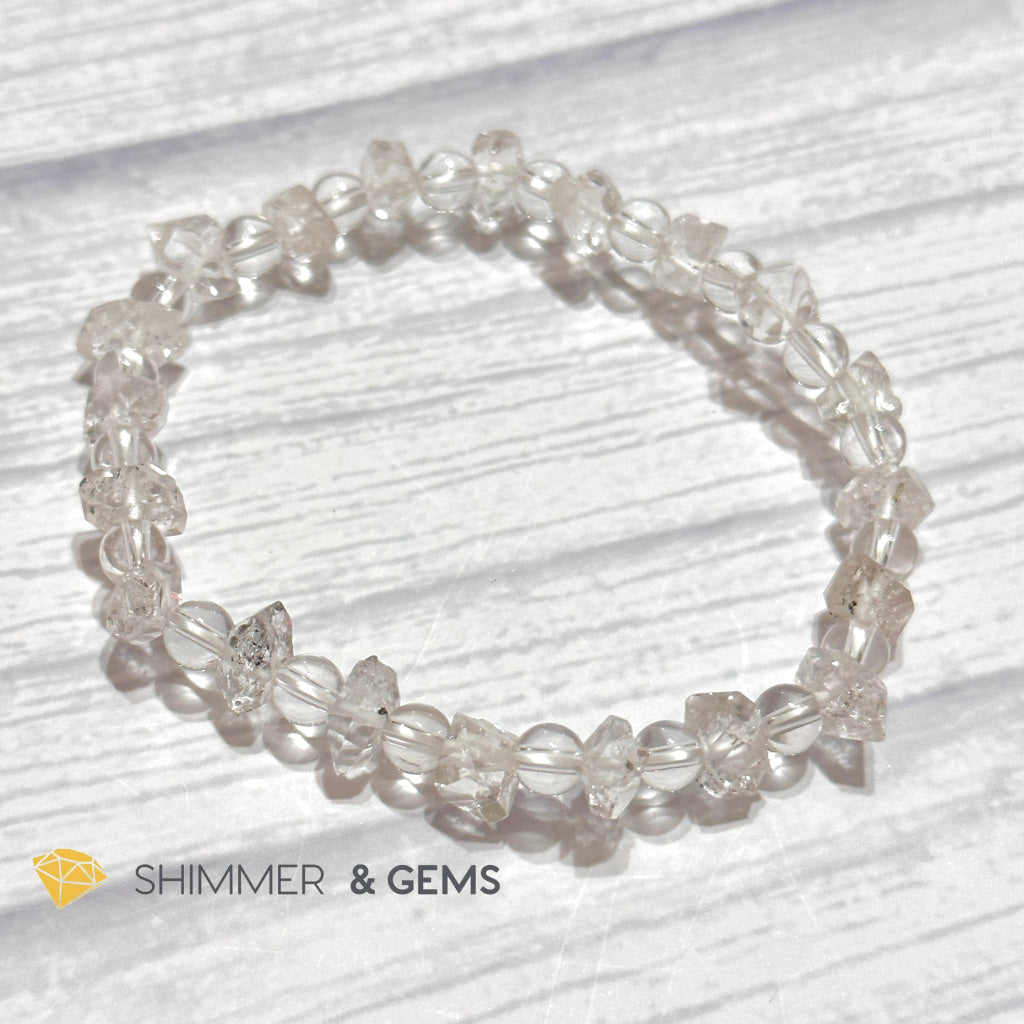 Herkimer Diamond Bracelet (AA Grade)