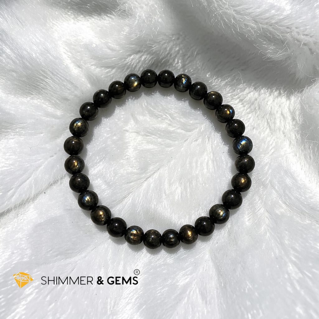 Hypersthene 6mm Bracelet (40% OFF) Windfall Luck (Millionaire’s Bracelet)