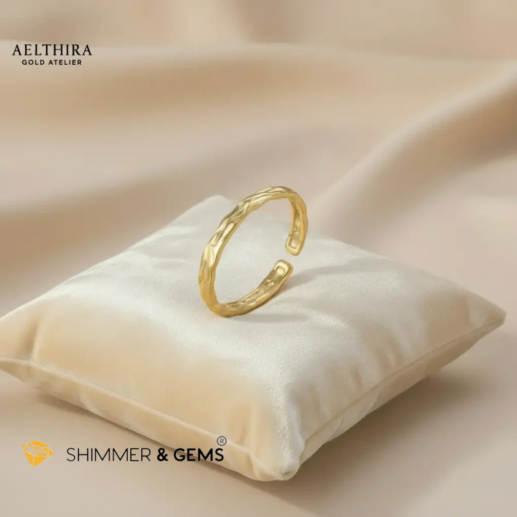 Intricate Pattern Adjustable 14K Gold Filled Ring (1.5x3mm) Adjustable size Ring