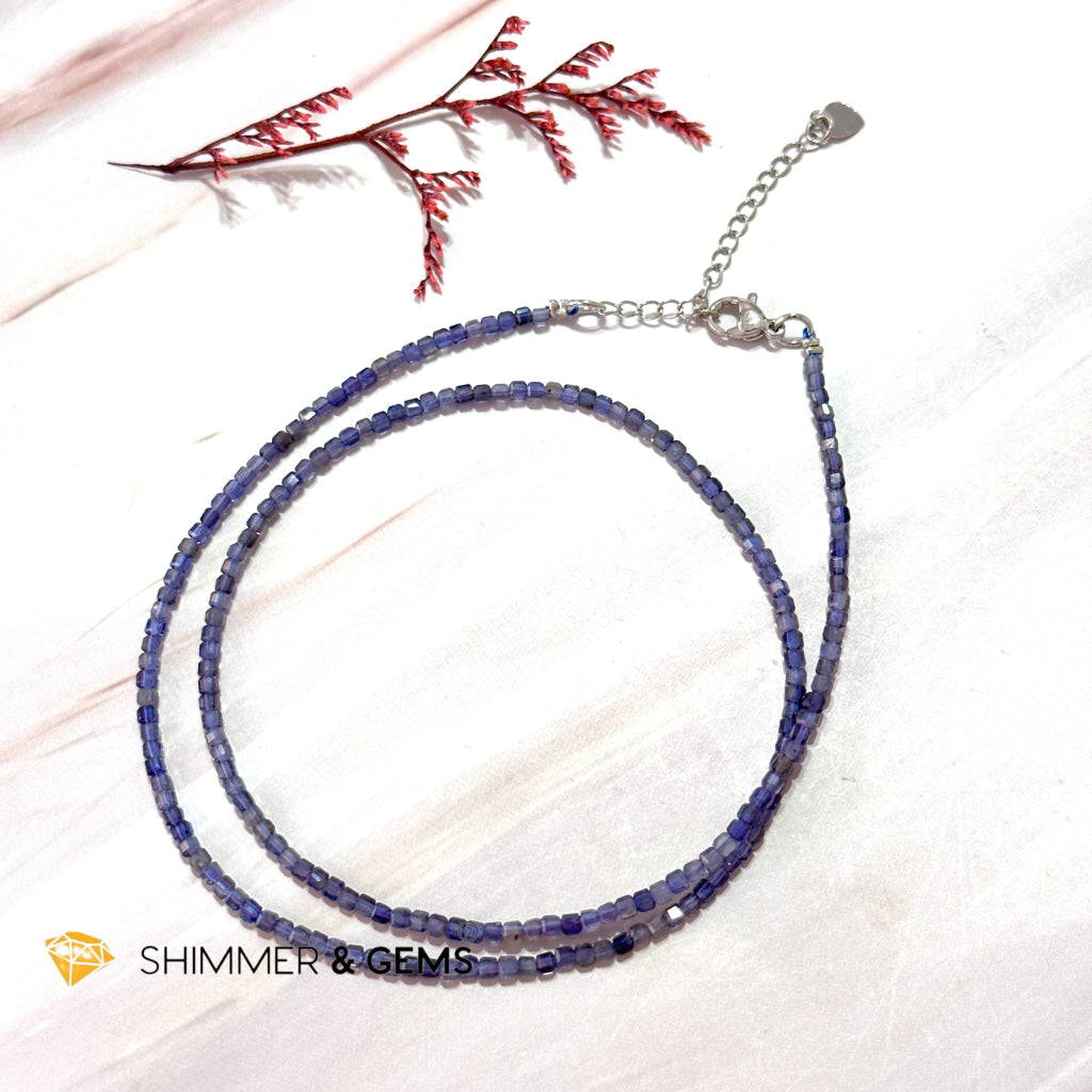 Iolite Crystal Necklace