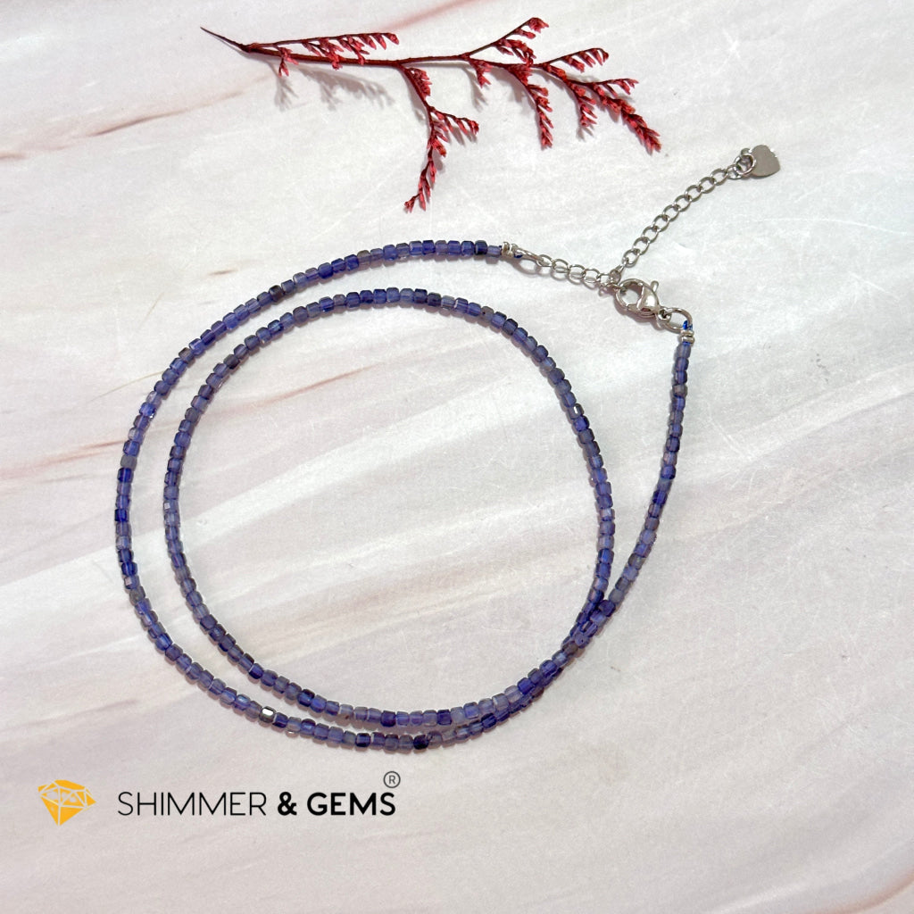 Iolite Crystal Necklace