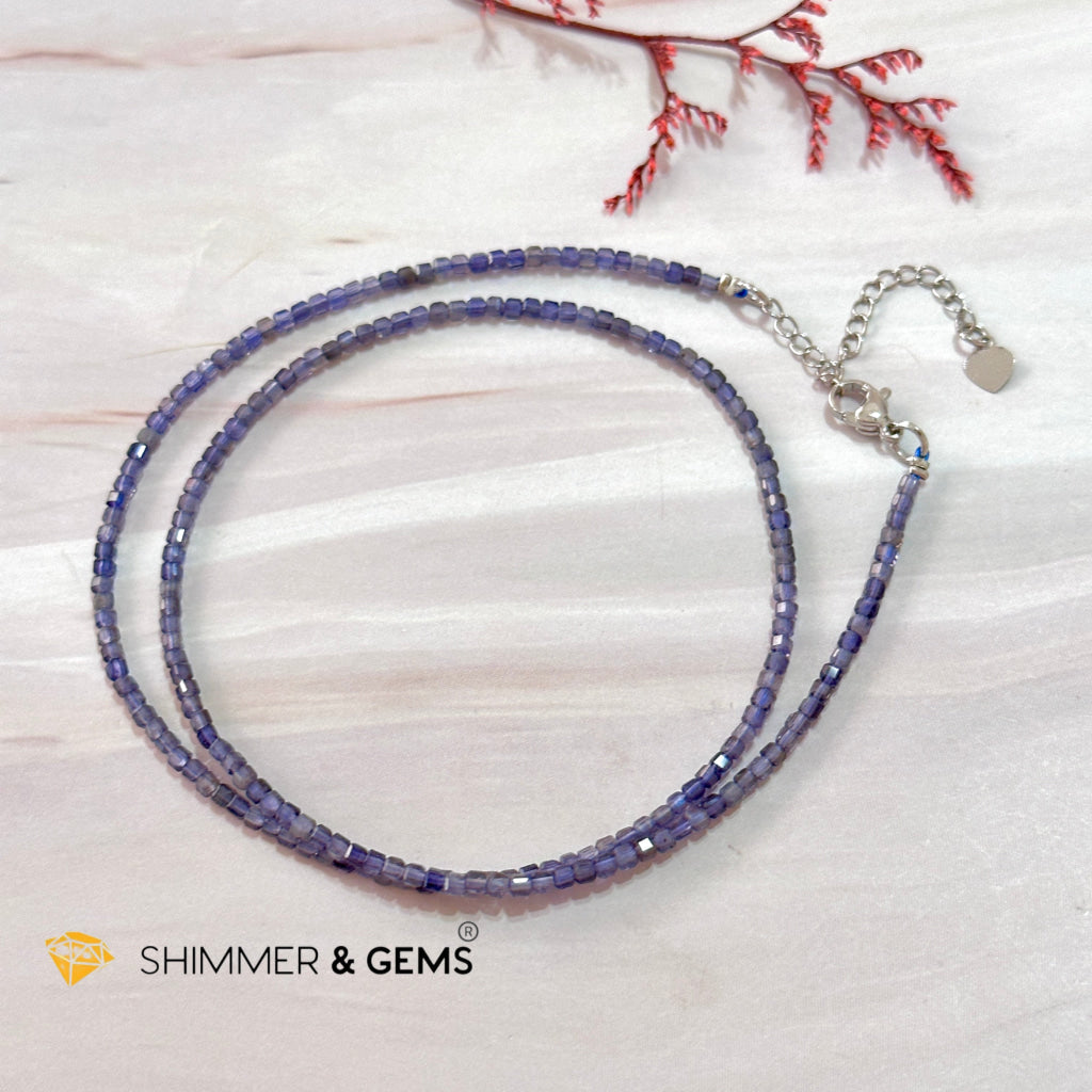 Iolite Crystal Necklace