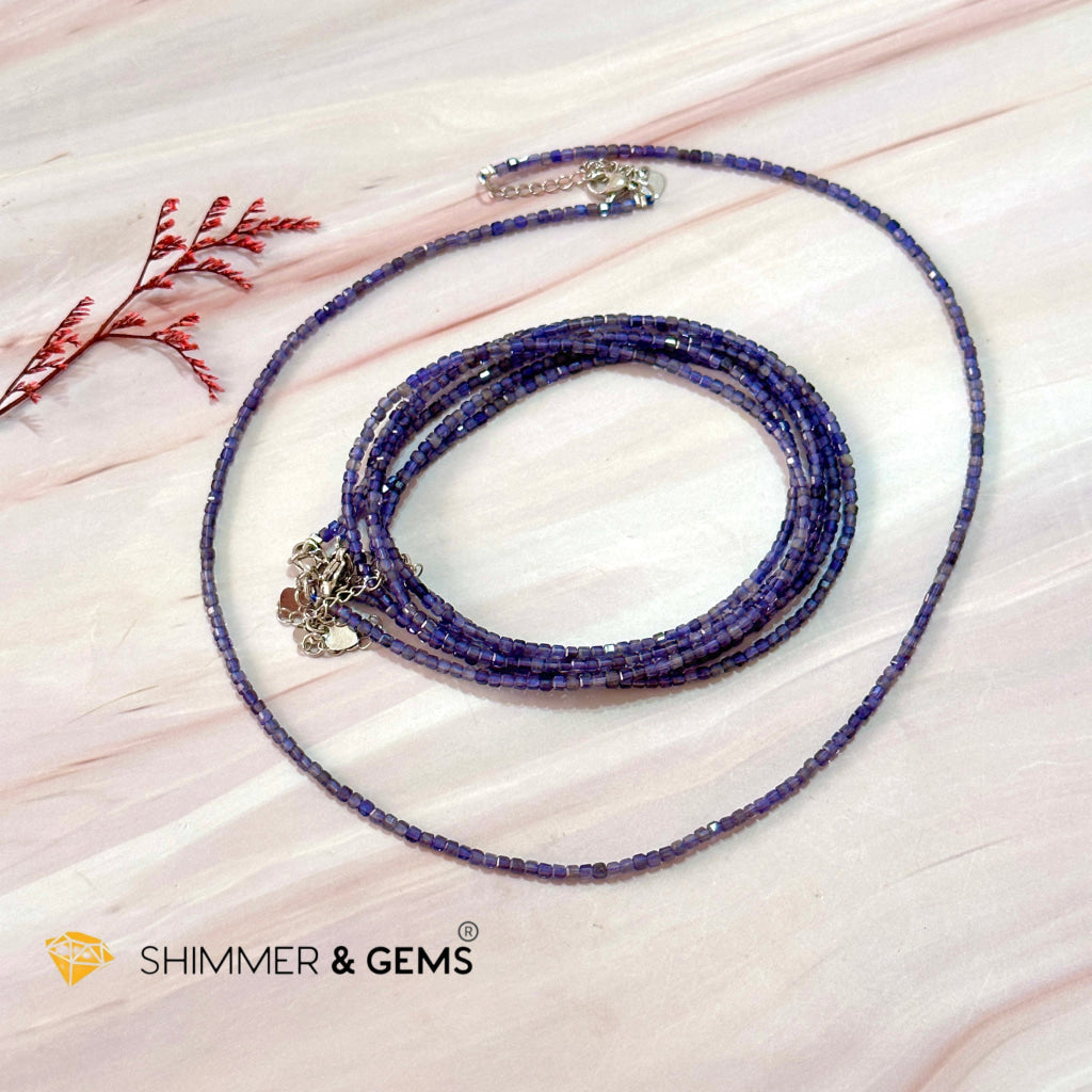 Iolite Crystal Necklace