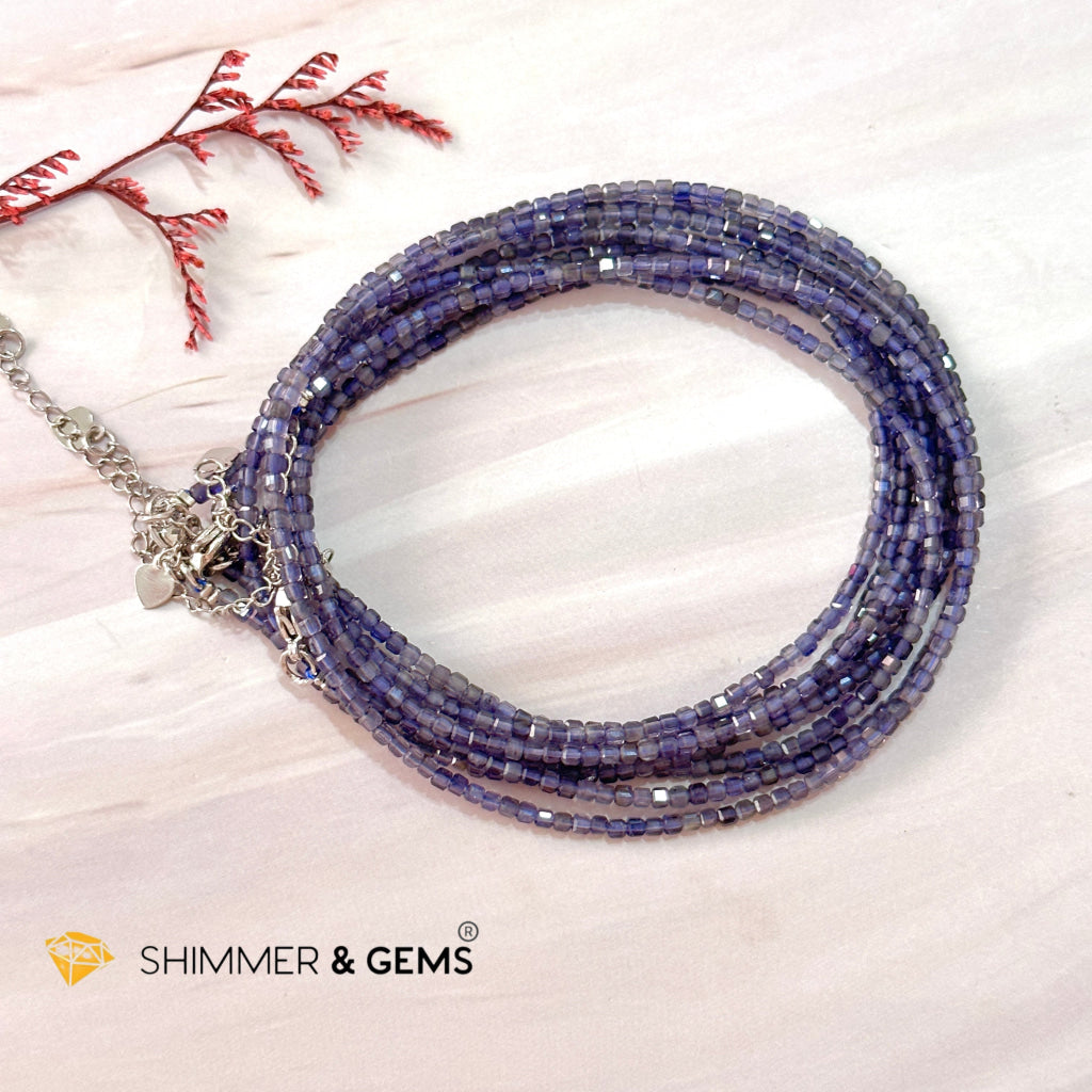 Iolite Crystal Necklace