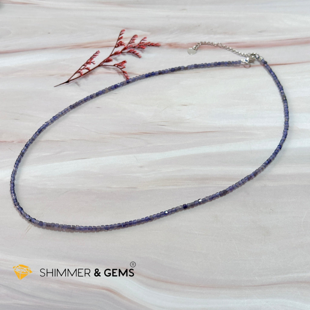 Iolite Crystal Necklace