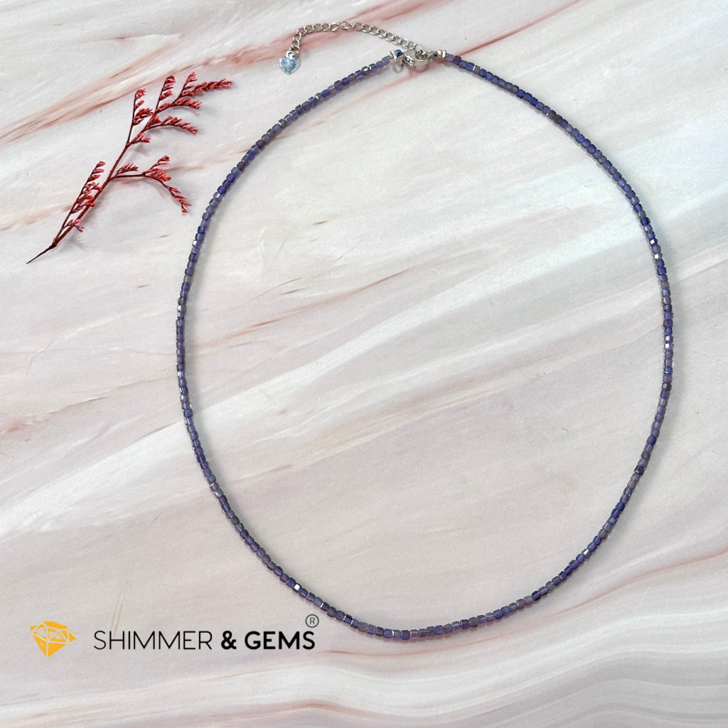 Iolite Crystal Necklace