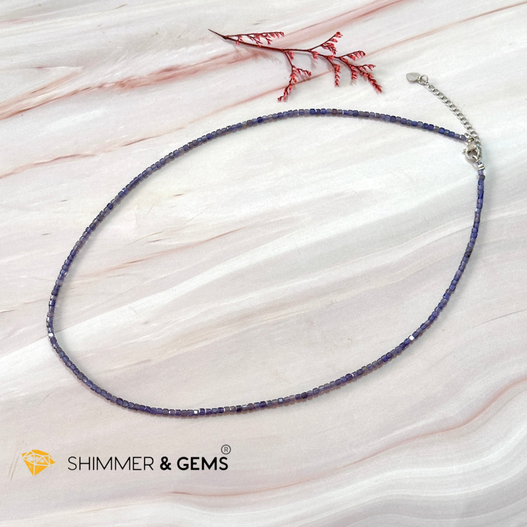 Iolite Crystal Necklace