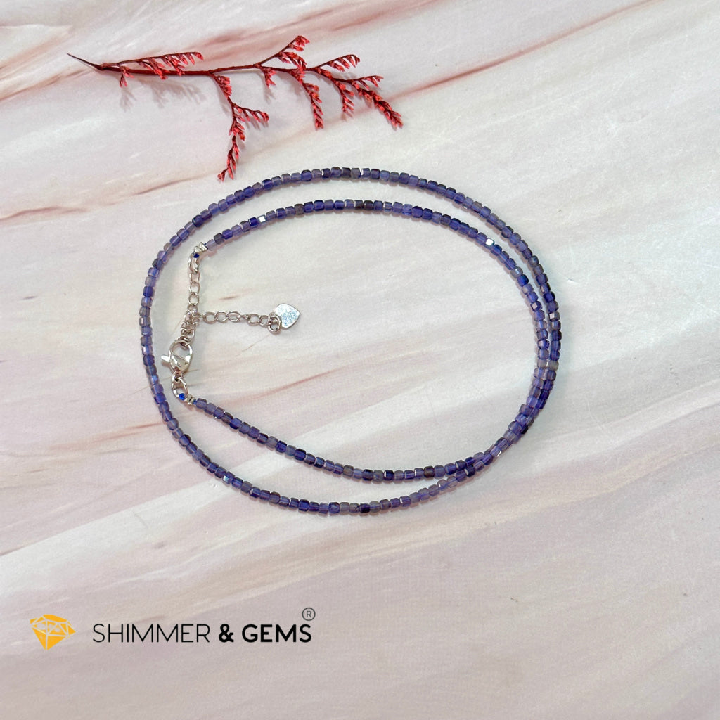 Iolite Crystal Necklace