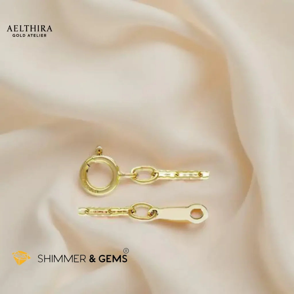 Italian Krinkle 14K Gold Filled Necklace Chain (1.5mm) 18” Necklace