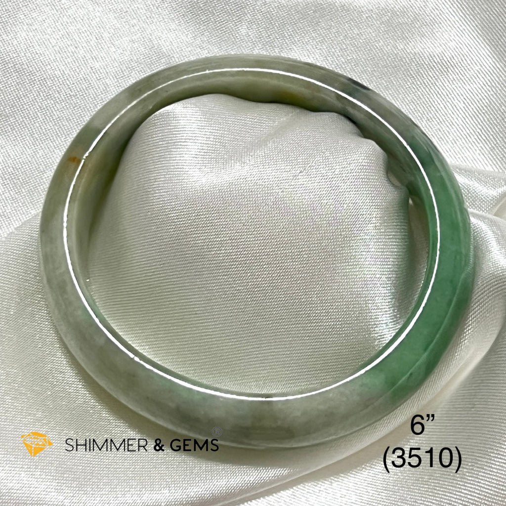 Jadeite Bangle With Cert (Myanmar) (3510) 6 Bracelets