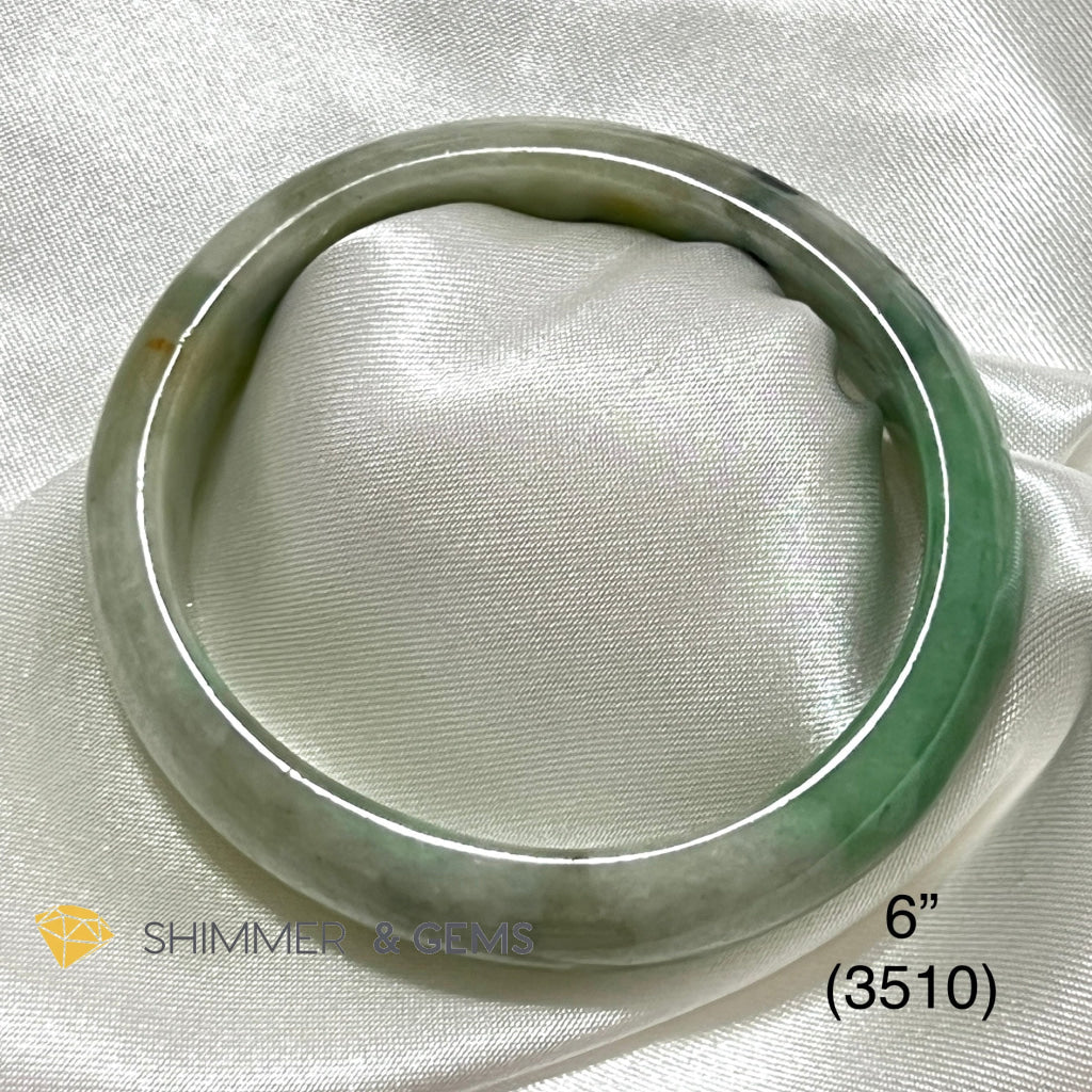 Jadeite Bangle With Cert (Myanmar) (3510) 6 Bracelets