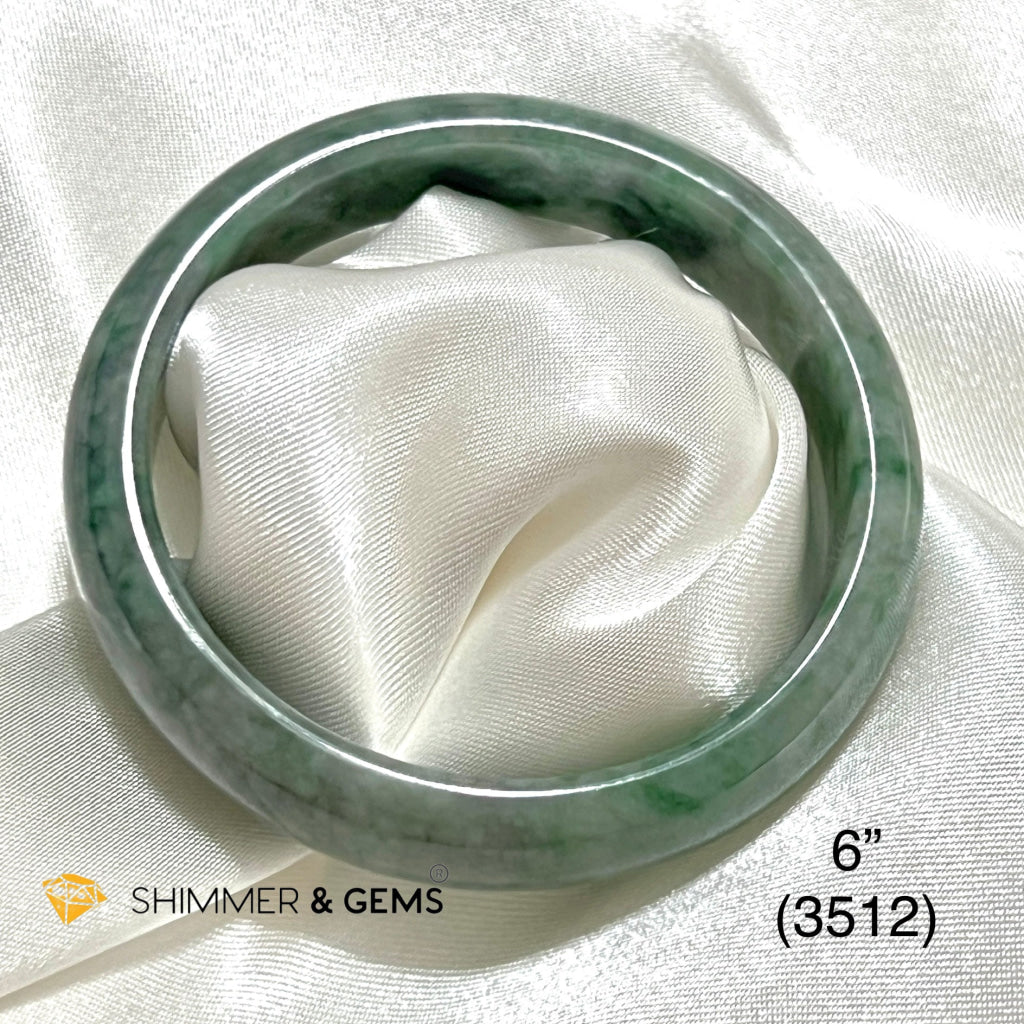 Jadeite Bangle With Cert (Myanmar) (3512) 6 Bracelets