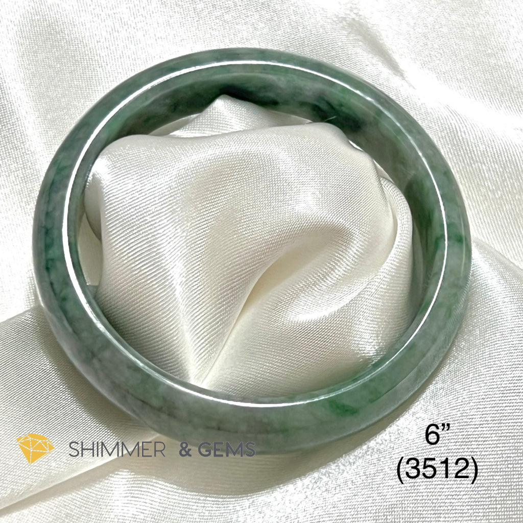 Jadeite Bangle With Cert (Myanmar) (3512) 6 Bracelets