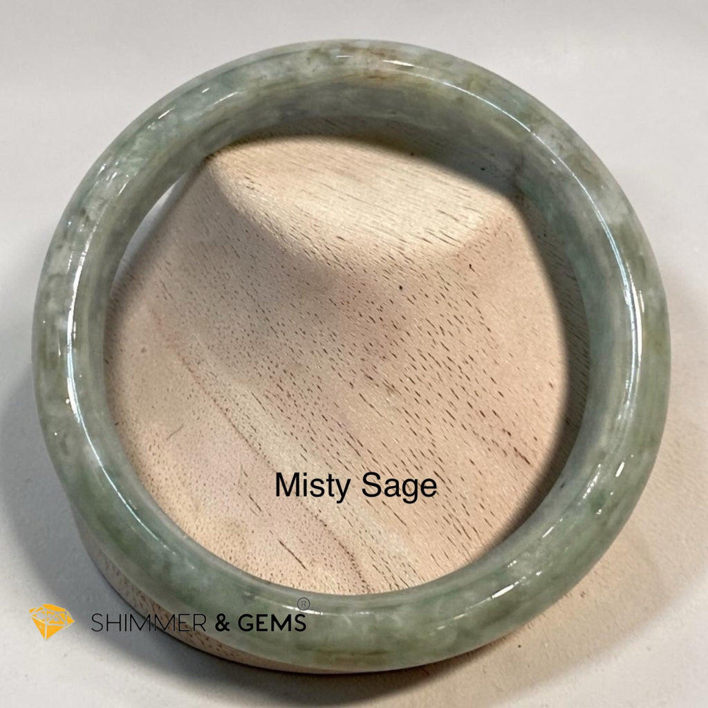 Jadeite Bangle with Cert (Myanmar)