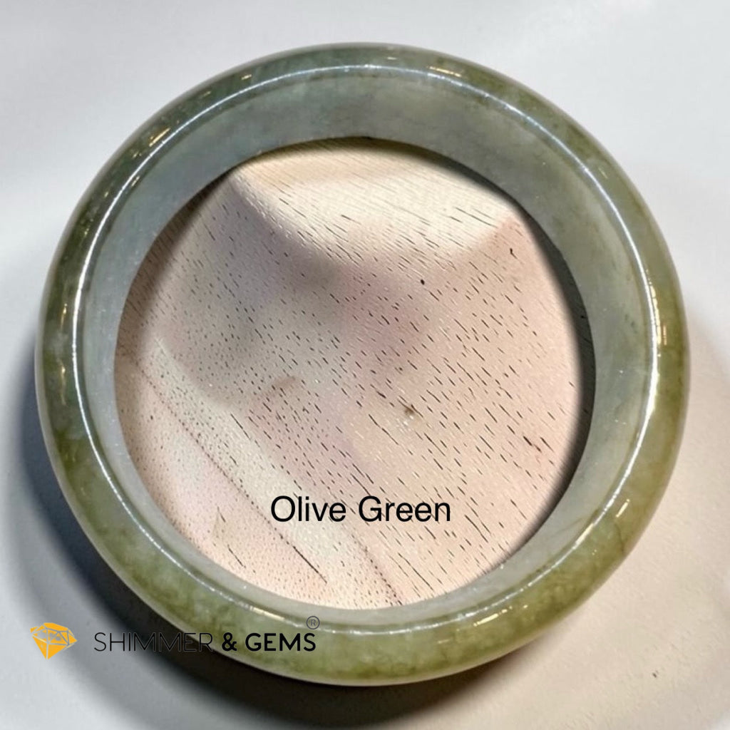 Jadeite Bangle with Cert (Myanmar)