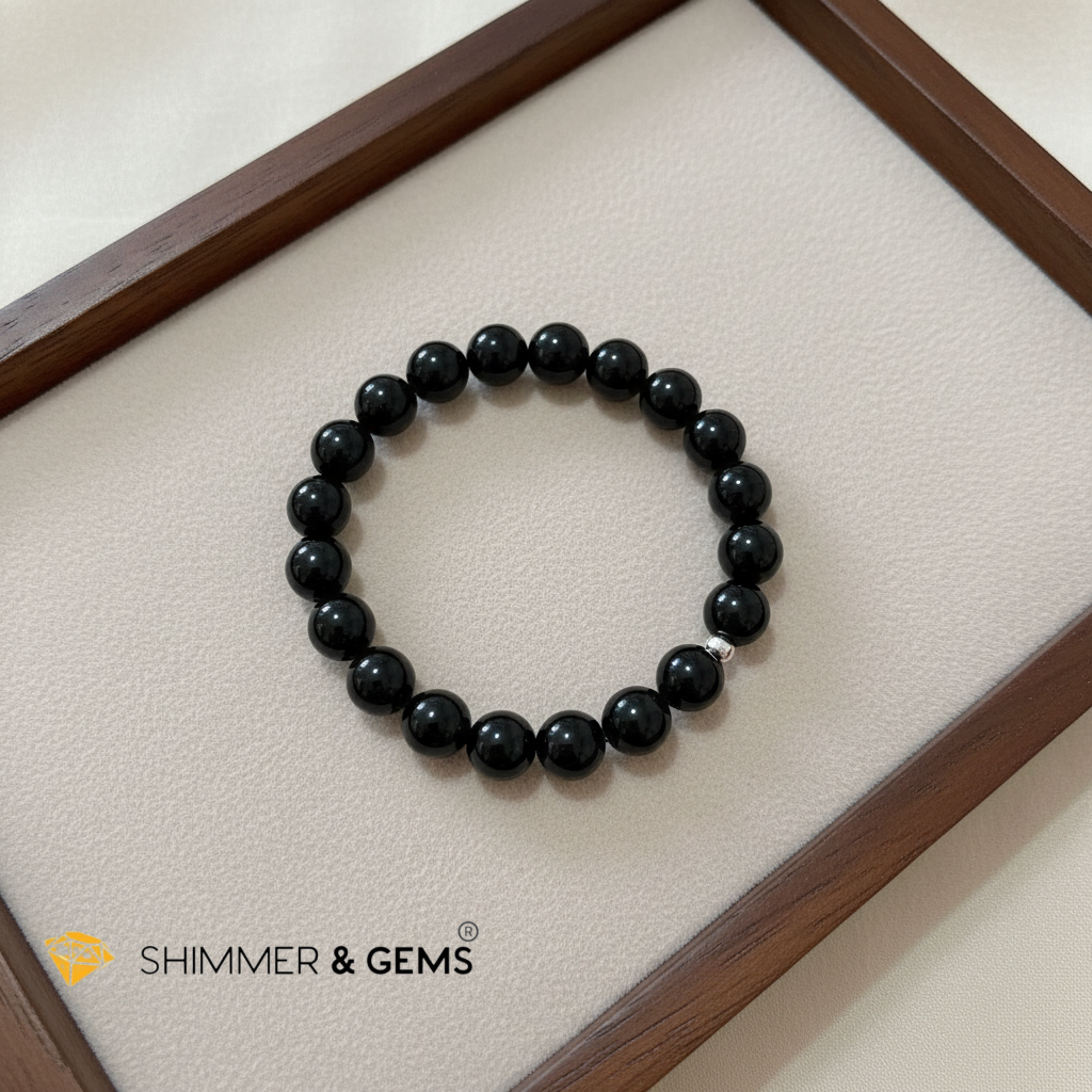 Jet 8mm Bracelet (Anti-black arts)