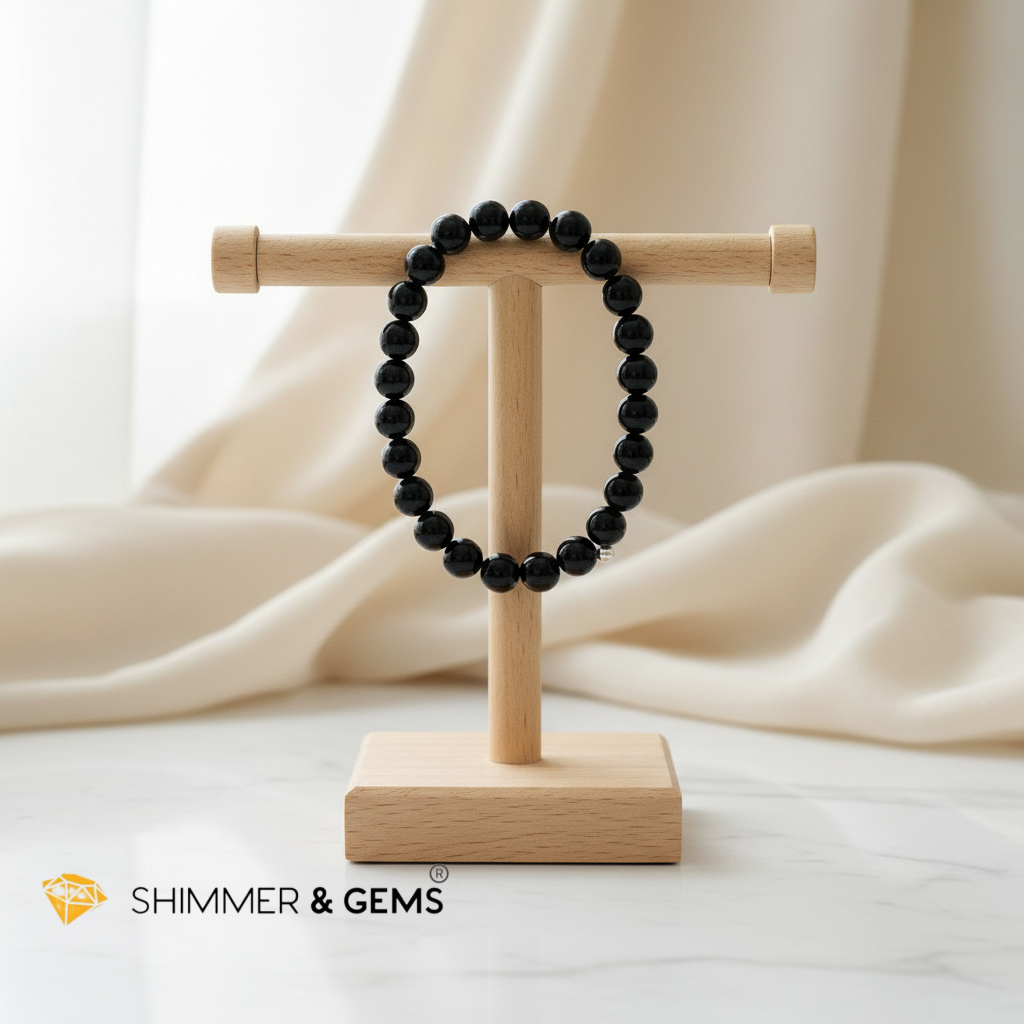 Jet 8mm Bracelet (Anti-black arts)