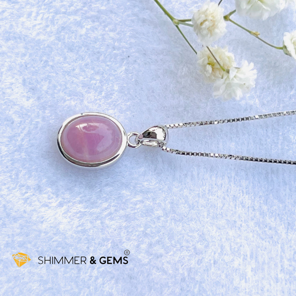 Kunzite Oval Pendant 8X10Mm Charms & Pendants