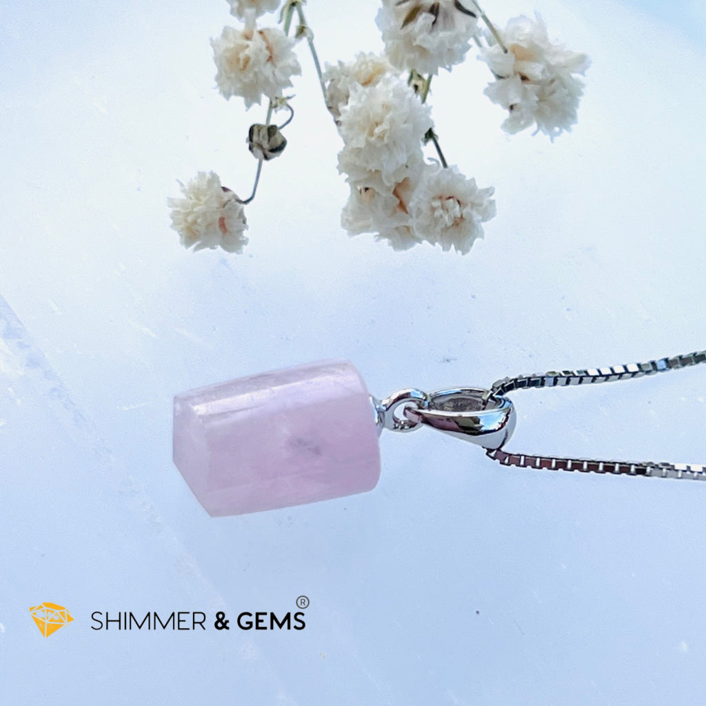 Kunzite Tube Pendant 11Mm Only Charms & Pendants