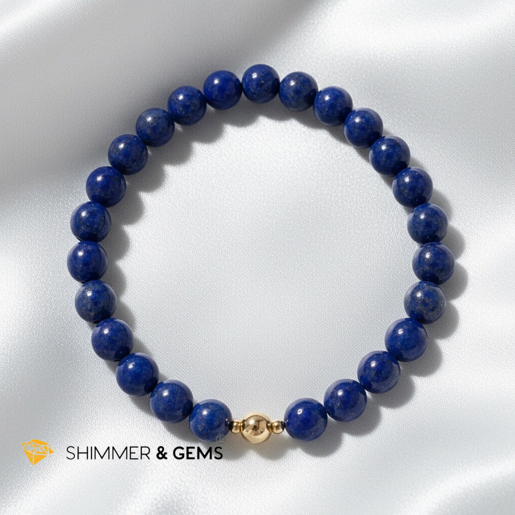 Lapis Lazuli 7-8mm A Grade Bracelet
