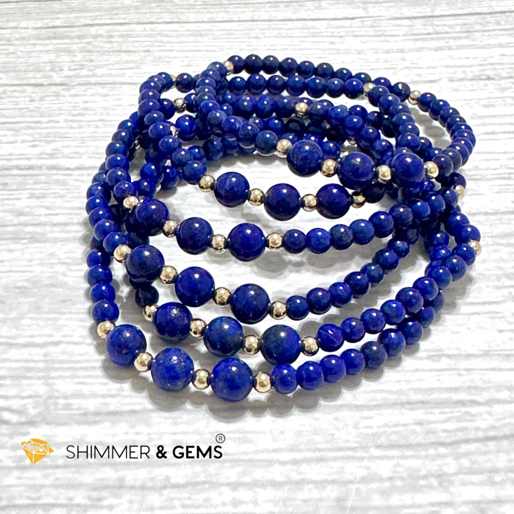 Lapis Lazuli Healing Bracelet (Dainty Series)AAA Grade