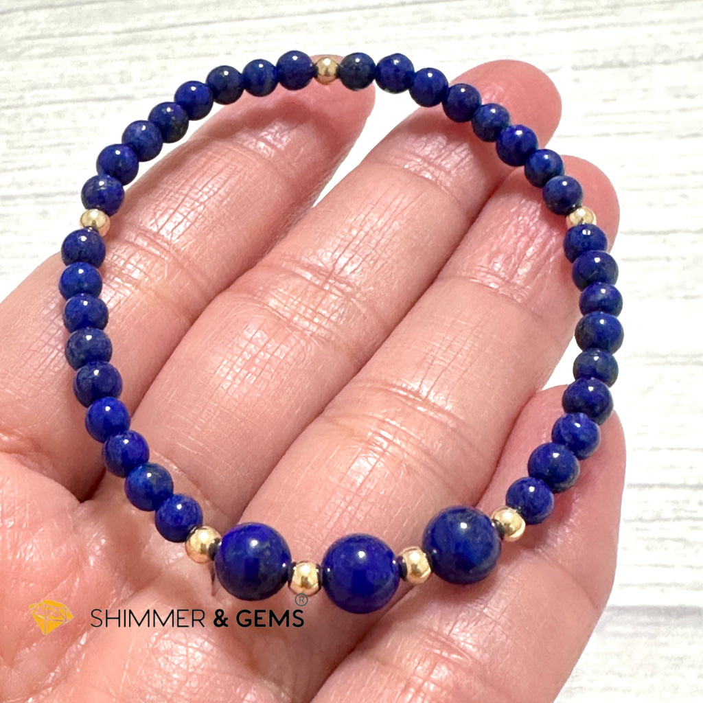 Lapis Lazuli Healing Bracelet (Dainty Series)AAA Grade