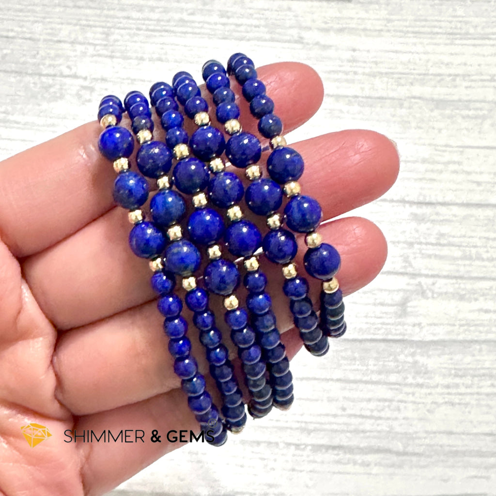 Lapis Lazuli Healing Bracelet (Dainty Series)AAA Grade