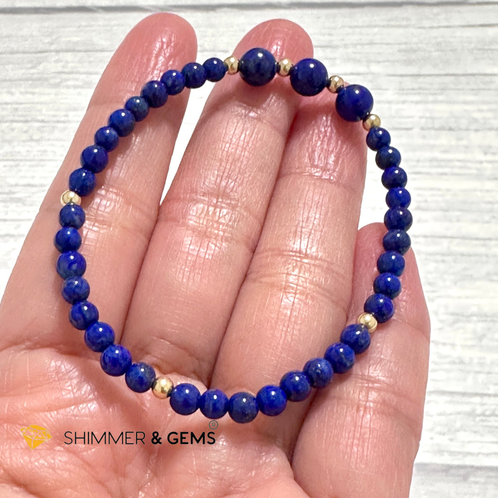 Lapis Lazuli Healing Bracelet (Dainty Series)AAA Grade