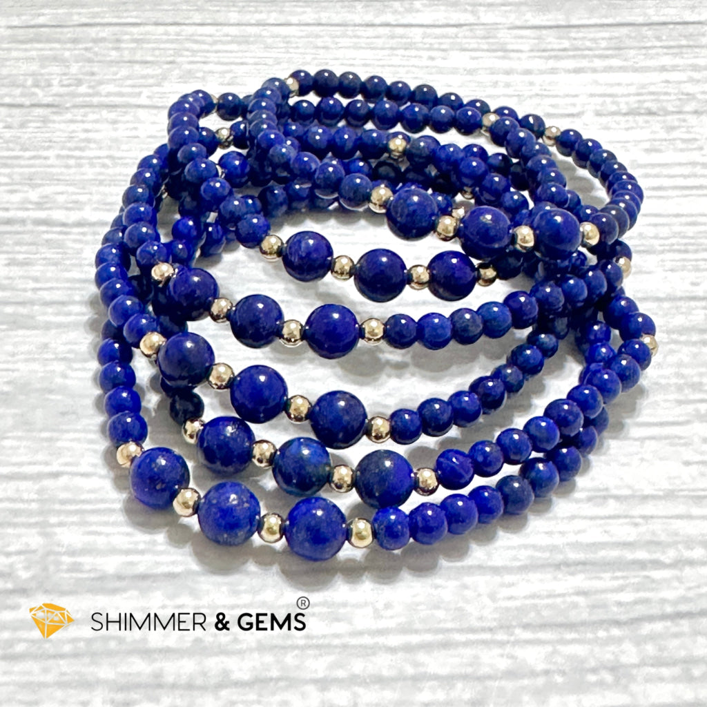 Lapis Lazuli Healing Bracelet (Dainty Series)AAA Grade