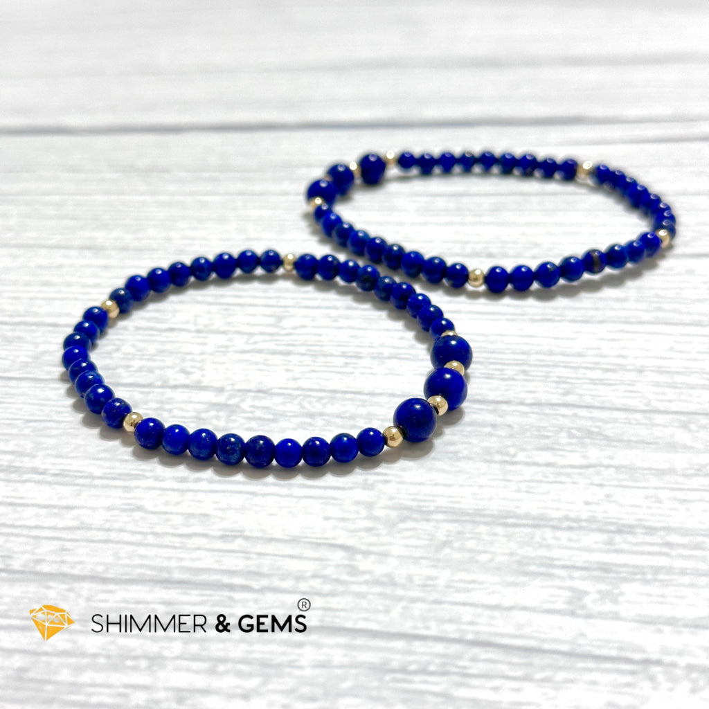 Lapis Lazuli Healing Bracelet (Dainty Series)AAA Grade